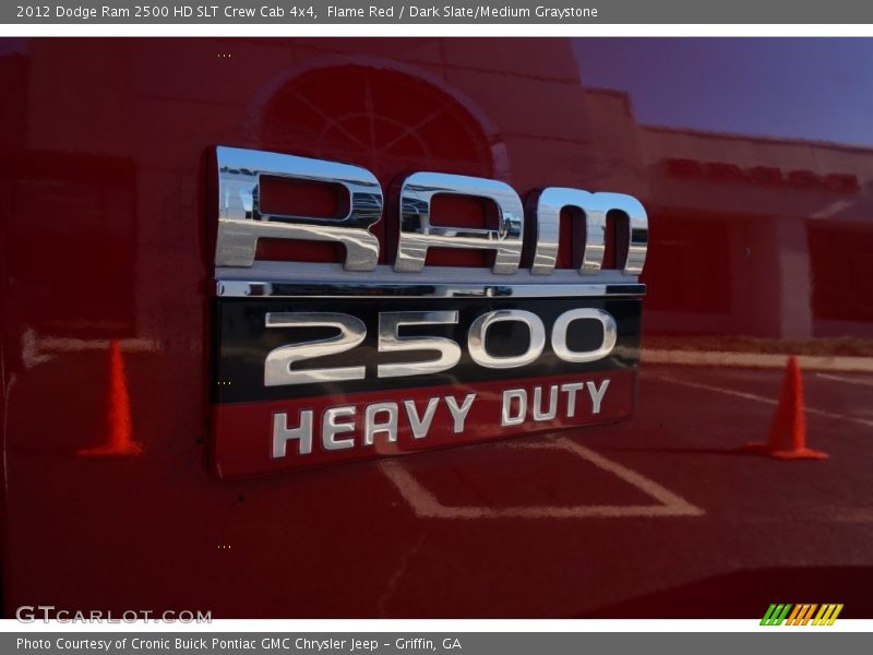Flame Red / Dark Slate/Medium Graystone 2012 Dodge Ram 2500 HD SLT Crew Cab 4x4
