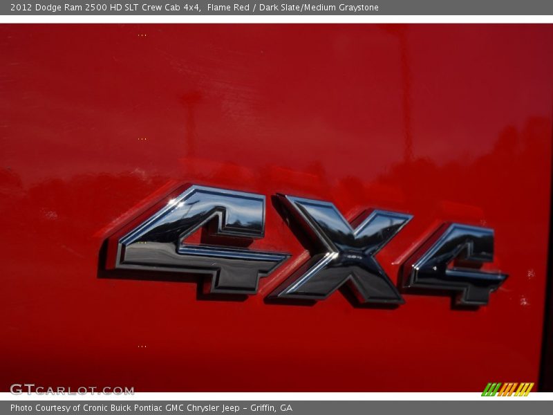 Flame Red / Dark Slate/Medium Graystone 2012 Dodge Ram 2500 HD SLT Crew Cab 4x4