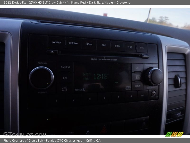 Flame Red / Dark Slate/Medium Graystone 2012 Dodge Ram 2500 HD SLT Crew Cab 4x4