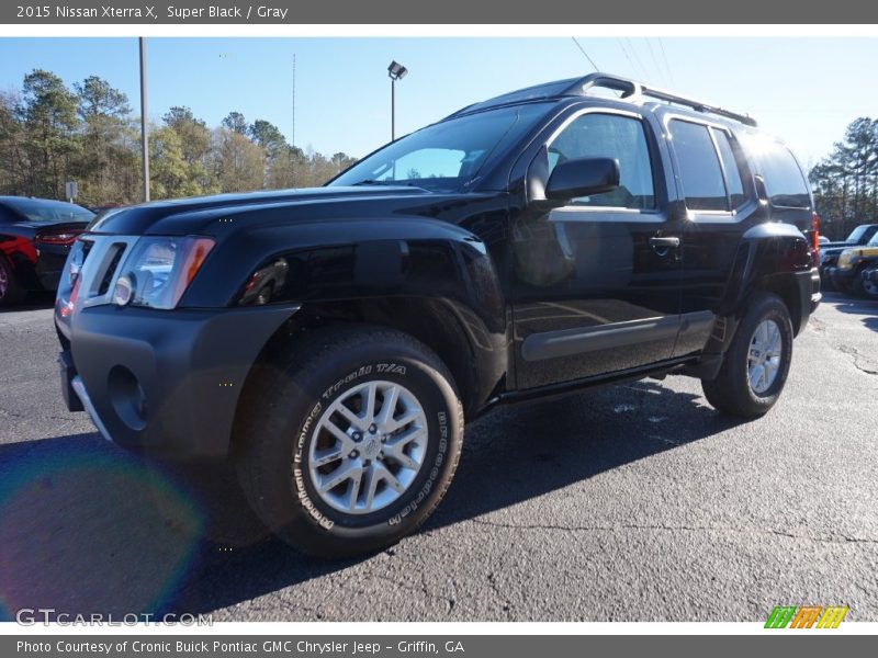 Super Black / Gray 2015 Nissan Xterra X