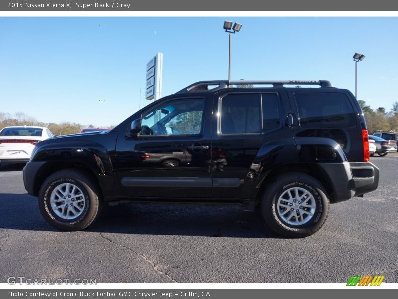 Super Black / Gray 2015 Nissan Xterra X