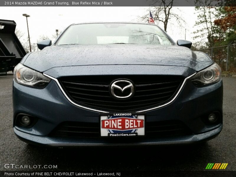 Blue Reflex Mica / Black 2014 Mazda MAZDA6 Grand Touring