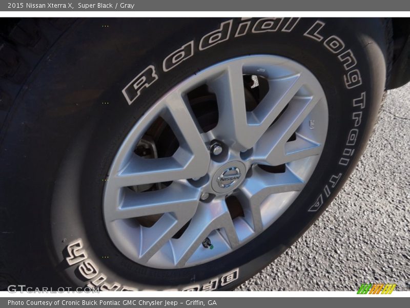 Super Black / Gray 2015 Nissan Xterra X