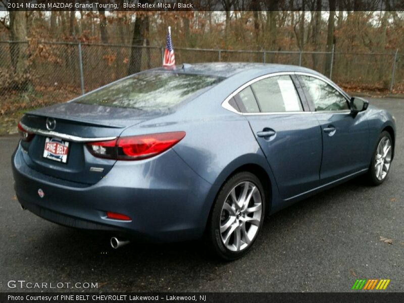 Blue Reflex Mica / Black 2014 Mazda MAZDA6 Grand Touring