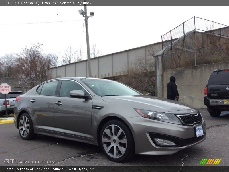 Titanium Silver Metallic / Black 2013 Kia Optima SX