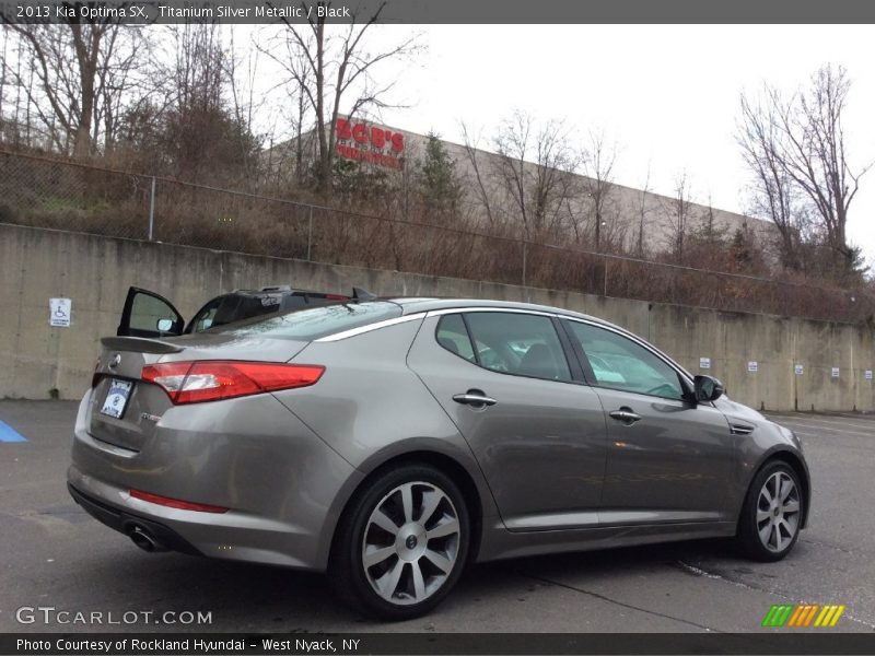 Titanium Silver Metallic / Black 2013 Kia Optima SX