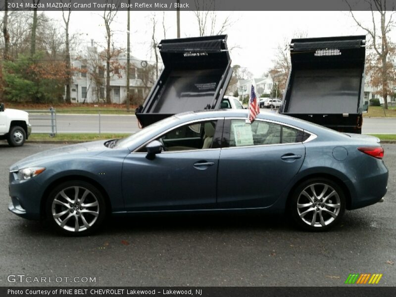 Blue Reflex Mica / Black 2014 Mazda MAZDA6 Grand Touring