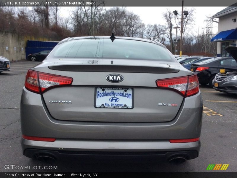 Titanium Silver Metallic / Black 2013 Kia Optima SX