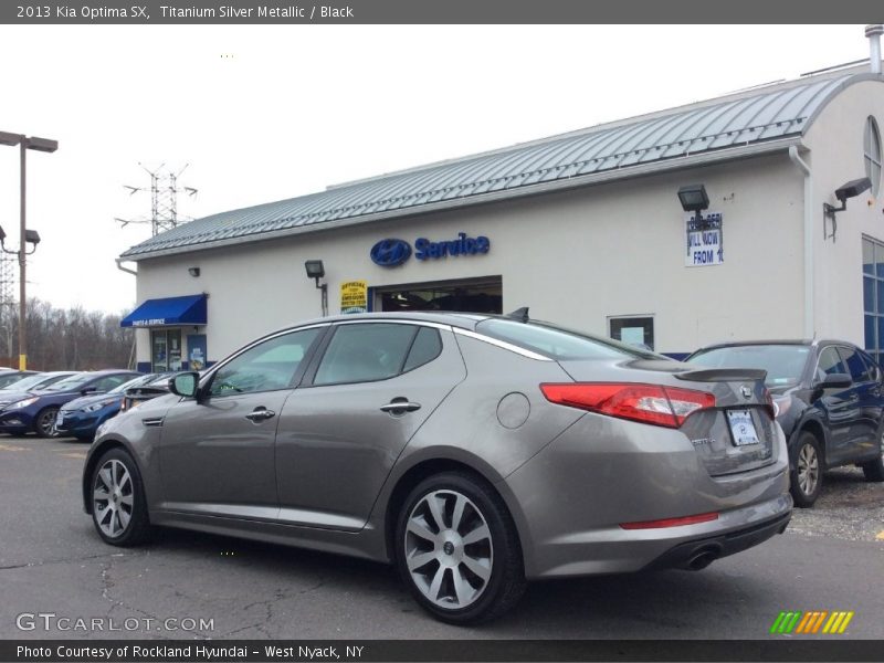 Titanium Silver Metallic / Black 2013 Kia Optima SX