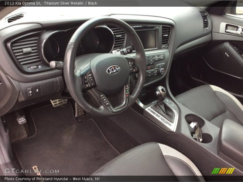 Titanium Silver Metallic / Black 2013 Kia Optima SX