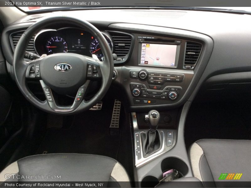 Titanium Silver Metallic / Black 2013 Kia Optima SX