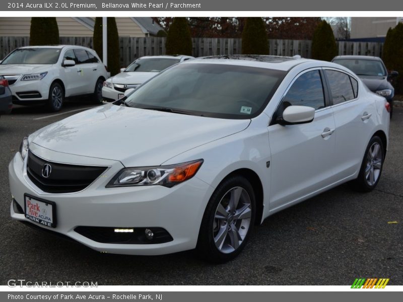 Bellanova White Pearl / Parchment 2014 Acura ILX 2.0L Premium