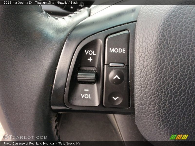 Titanium Silver Metallic / Black 2013 Kia Optima SX