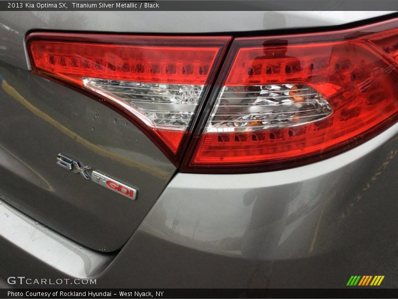 Titanium Silver Metallic / Black 2013 Kia Optima SX