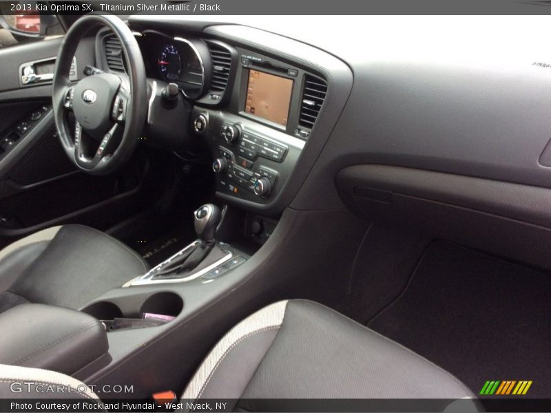 Titanium Silver Metallic / Black 2013 Kia Optima SX