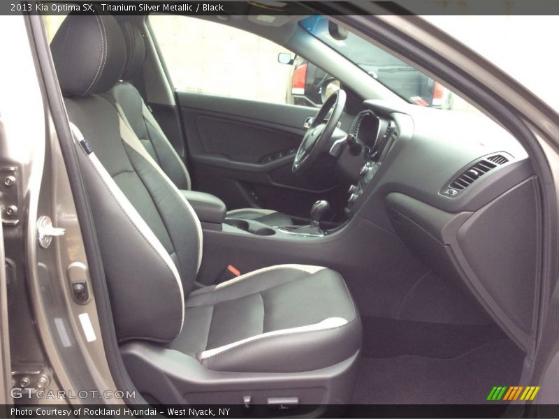 Titanium Silver Metallic / Black 2013 Kia Optima SX