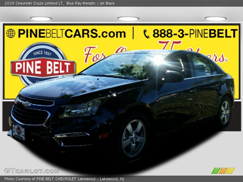 Blue Ray Metallic / Jet Black 2016 Chevrolet Cruze Limited LT