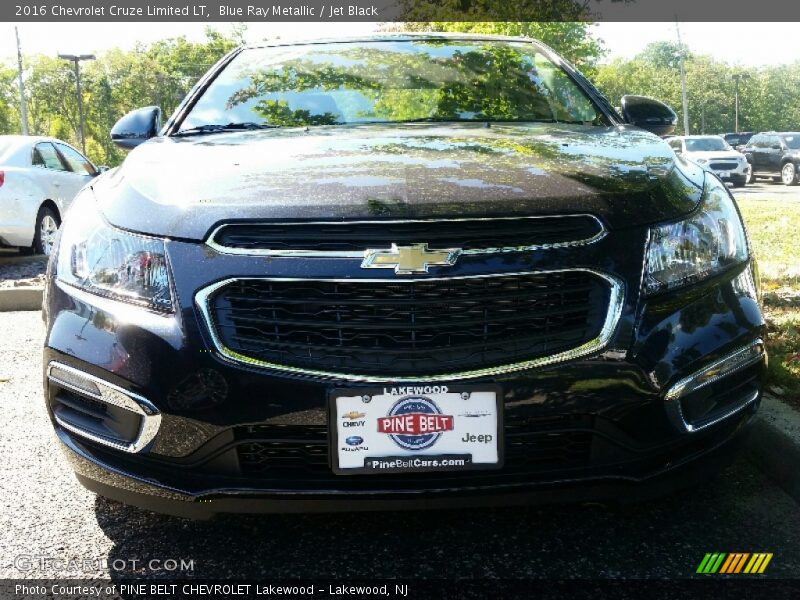 Blue Ray Metallic / Jet Black 2016 Chevrolet Cruze Limited LT