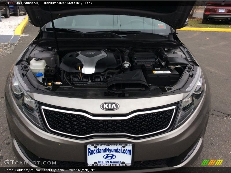 Titanium Silver Metallic / Black 2013 Kia Optima SX