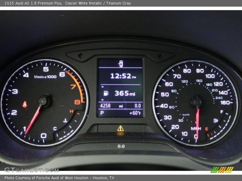 Glacier White Metallic / Titanium Gray 2015 Audi A3 1.8 Premium Plus