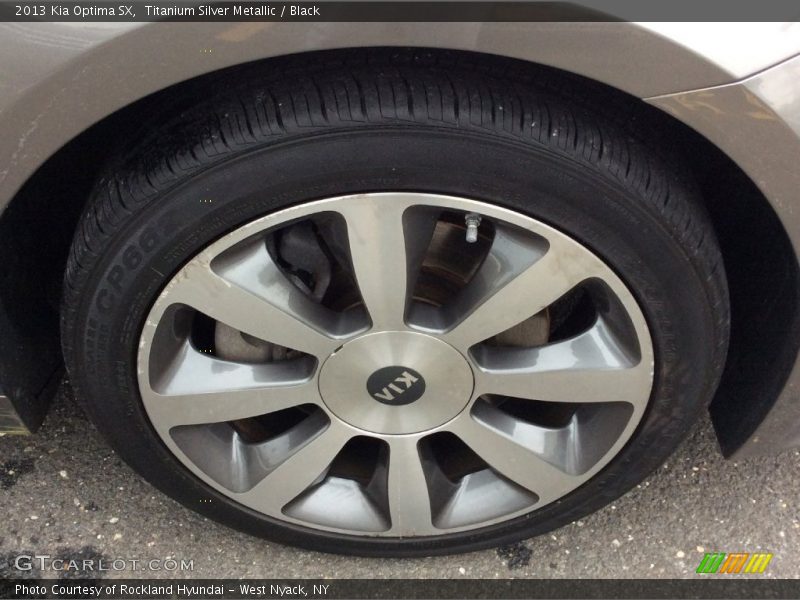 Titanium Silver Metallic / Black 2013 Kia Optima SX