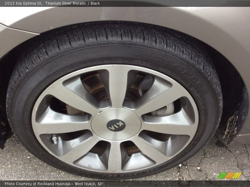 Titanium Silver Metallic / Black 2013 Kia Optima SX