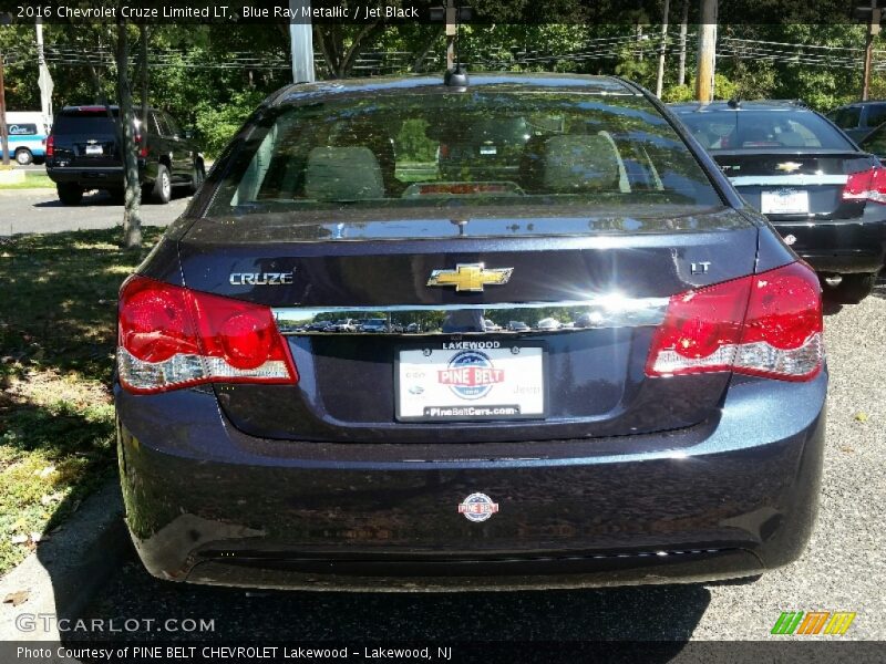 Blue Ray Metallic / Jet Black 2016 Chevrolet Cruze Limited LT