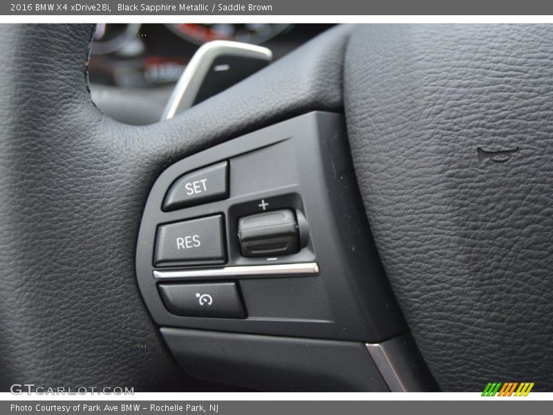 Black Sapphire Metallic / Saddle Brown 2016 BMW X4 xDrive28i