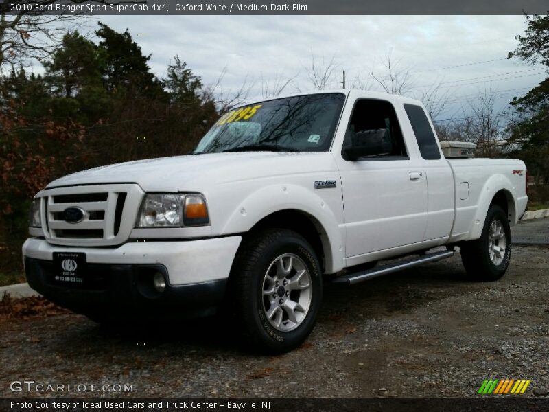 Oxford White / Medium Dark Flint 2010 Ford Ranger Sport SuperCab 4x4