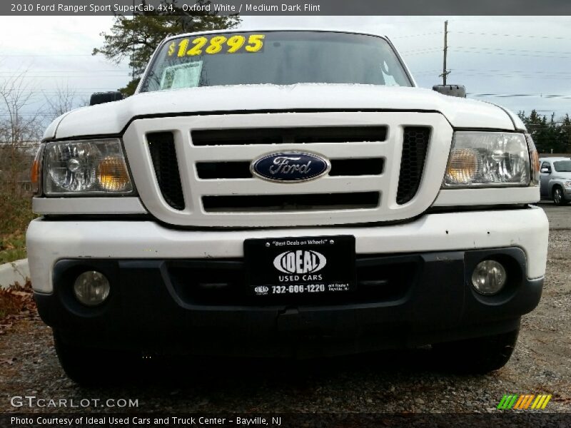 Oxford White / Medium Dark Flint 2010 Ford Ranger Sport SuperCab 4x4