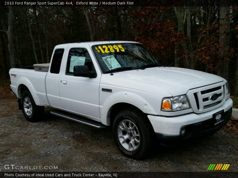 Oxford White / Medium Dark Flint 2010 Ford Ranger Sport SuperCab 4x4