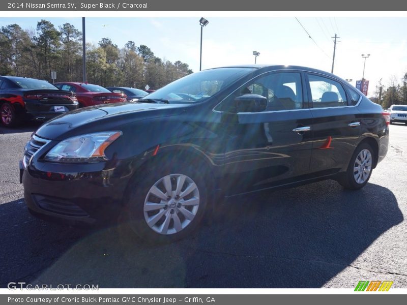 Super Black / Charcoal 2014 Nissan Sentra SV