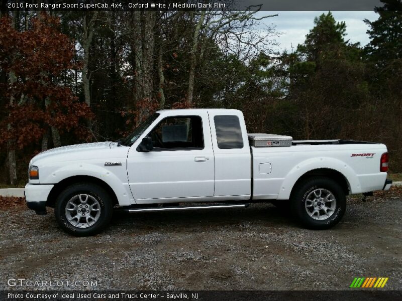 Oxford White / Medium Dark Flint 2010 Ford Ranger Sport SuperCab 4x4