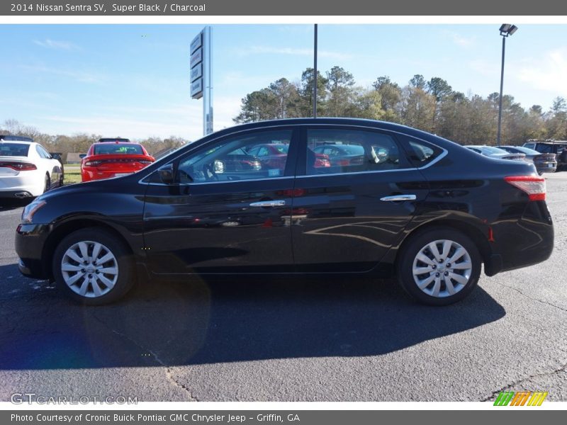 Super Black / Charcoal 2014 Nissan Sentra SV