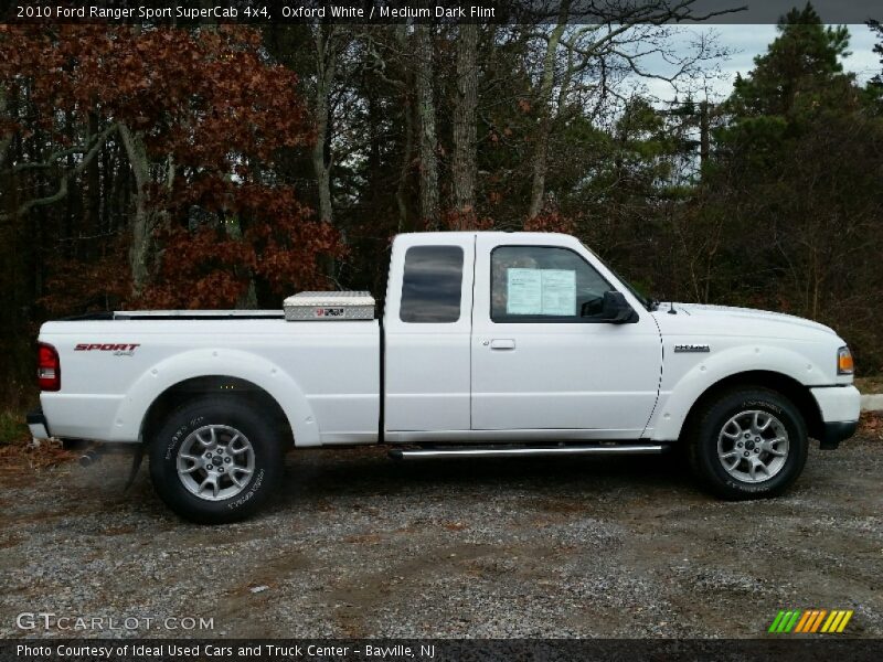 Oxford White / Medium Dark Flint 2010 Ford Ranger Sport SuperCab 4x4