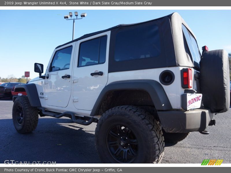 Stone White / Dark Slate Gray/Medium Slate Gray 2009 Jeep Wrangler Unlimited X 4x4