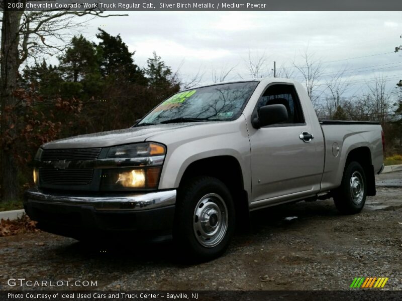 Silver Birch Metallic / Medium Pewter 2008 Chevrolet Colorado Work Truck Regular Cab