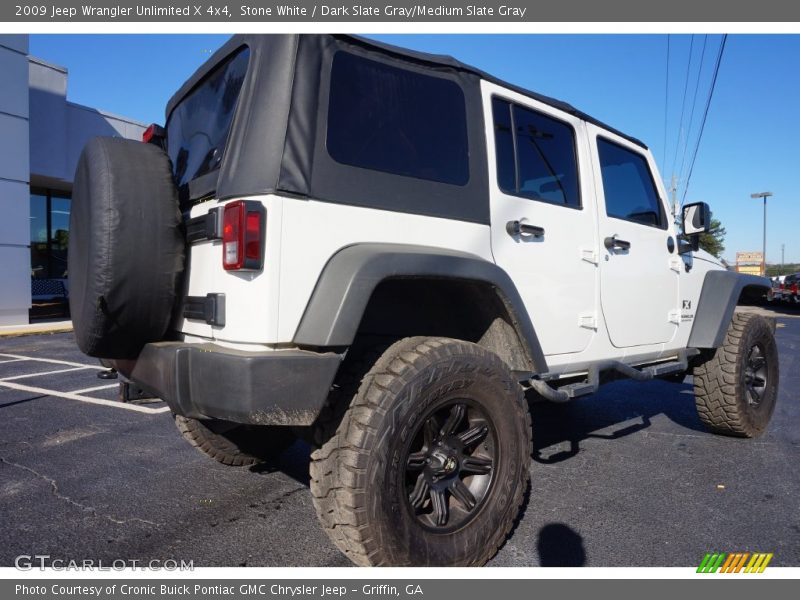 Stone White / Dark Slate Gray/Medium Slate Gray 2009 Jeep Wrangler Unlimited X 4x4