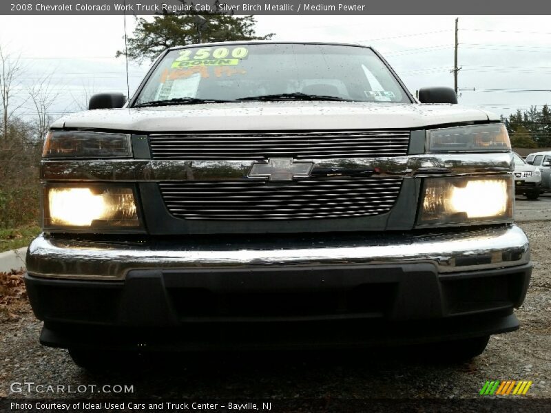 Silver Birch Metallic / Medium Pewter 2008 Chevrolet Colorado Work Truck Regular Cab