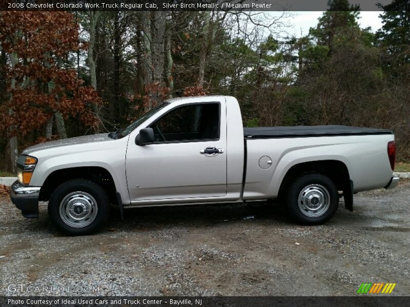 Silver Birch Metallic / Medium Pewter 2008 Chevrolet Colorado Work Truck Regular Cab