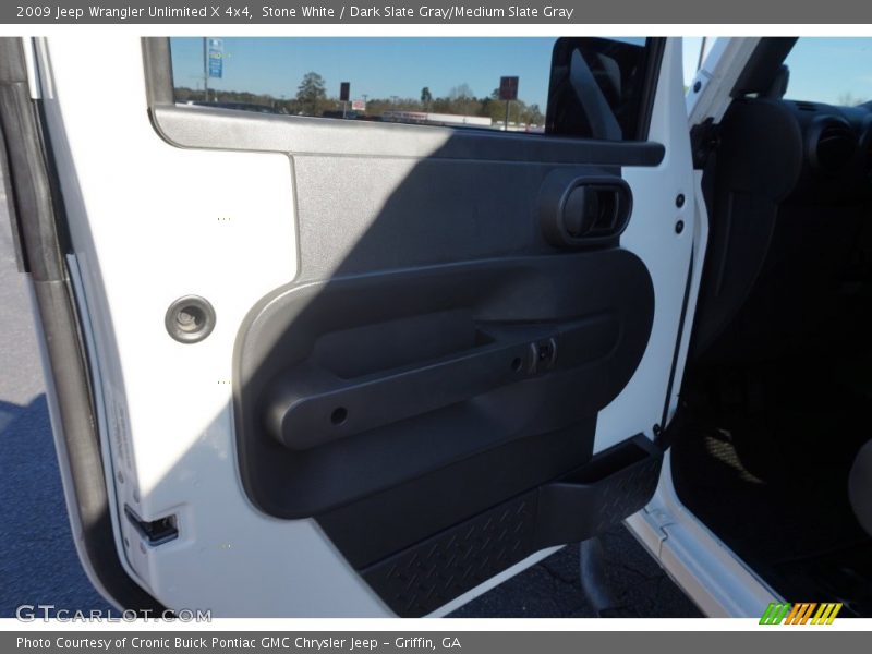 Stone White / Dark Slate Gray/Medium Slate Gray 2009 Jeep Wrangler Unlimited X 4x4