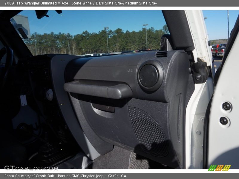 Stone White / Dark Slate Gray/Medium Slate Gray 2009 Jeep Wrangler Unlimited X 4x4