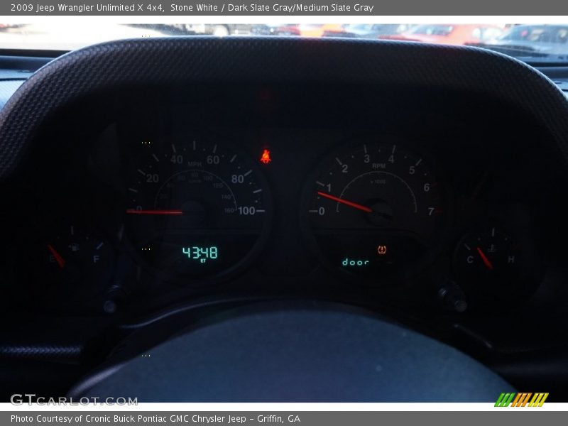 Stone White / Dark Slate Gray/Medium Slate Gray 2009 Jeep Wrangler Unlimited X 4x4
