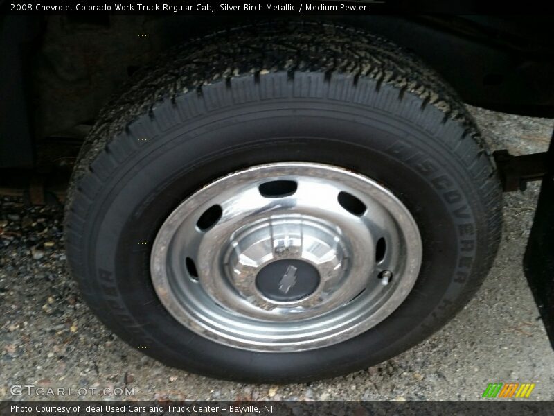 Silver Birch Metallic / Medium Pewter 2008 Chevrolet Colorado Work Truck Regular Cab