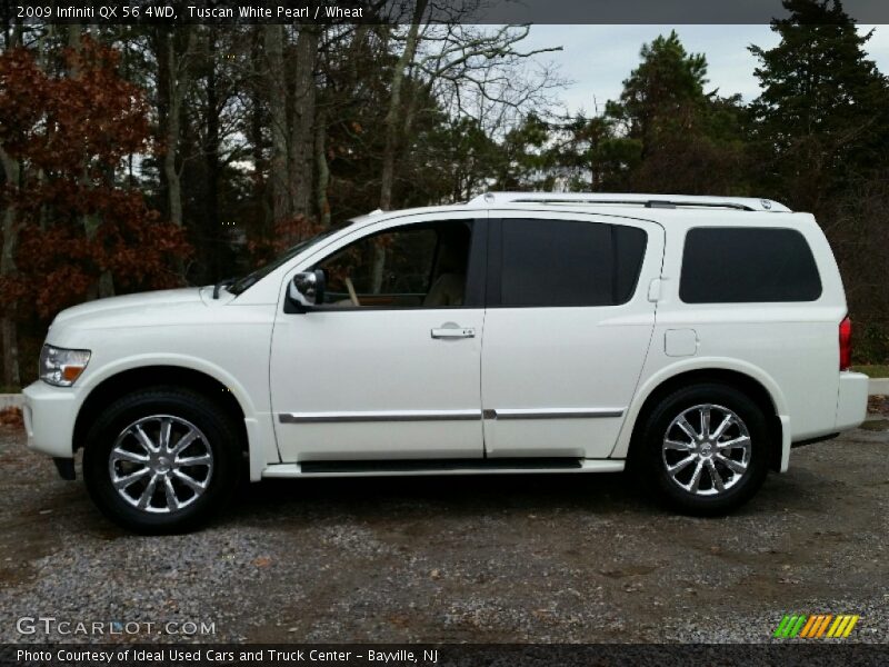 Front 3/4 View of 2009 QX 56 4WD