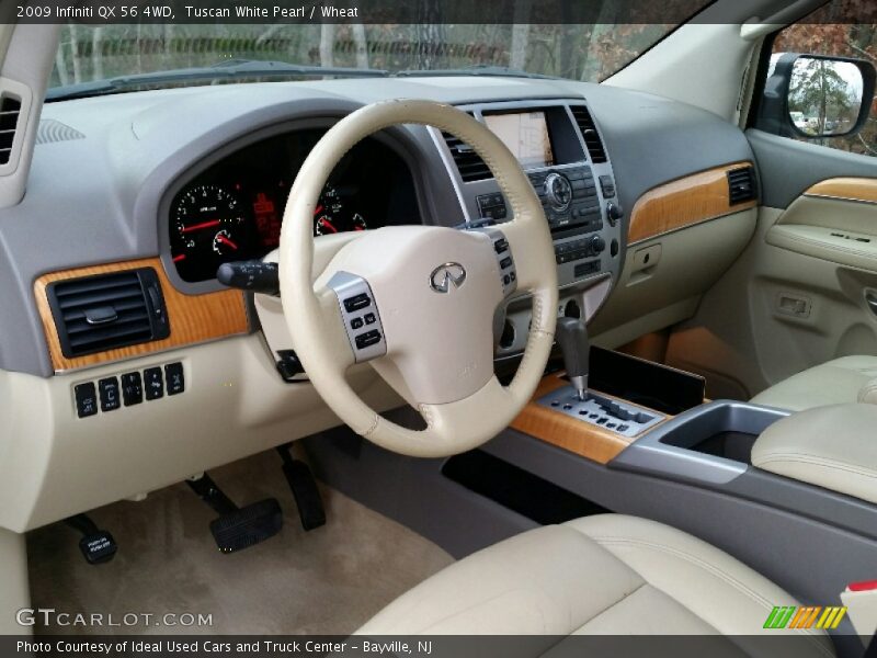  2009 QX 56 4WD Wheat Interior