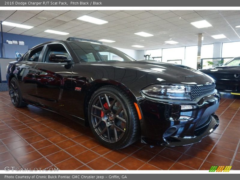 Pitch Black / Black 2016 Dodge Charger R/T Scat Pack