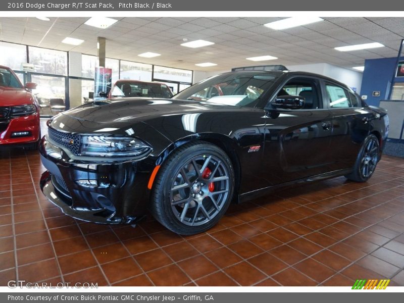 Pitch Black / Black 2016 Dodge Charger R/T Scat Pack