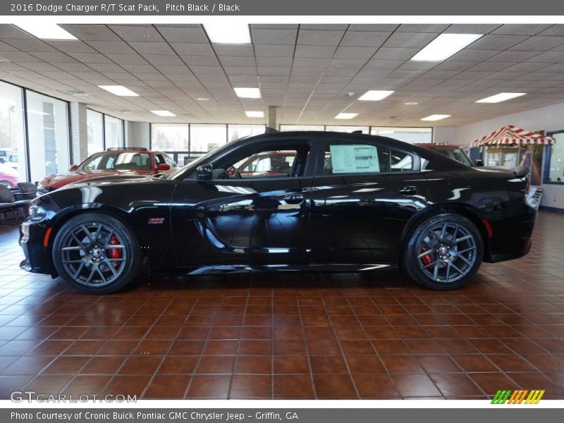 Pitch Black / Black 2016 Dodge Charger R/T Scat Pack
