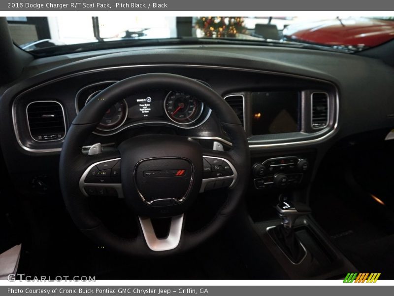 Pitch Black / Black 2016 Dodge Charger R/T Scat Pack